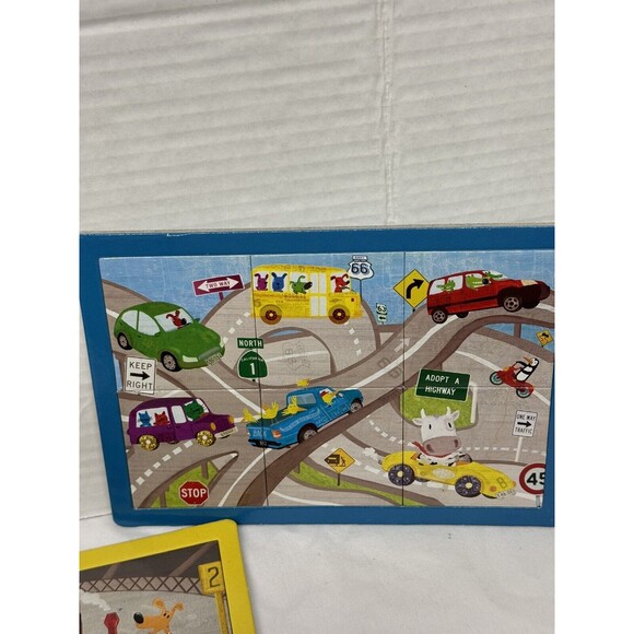 Mudpuppy Picture This Puzzle Matching Game -4 Boards 24 Pieces Complete Set - Picture 9 of 14